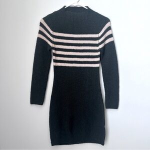 Charlotte Russe Y2K Vintage Striped Mini Sweater Dress Size Small
